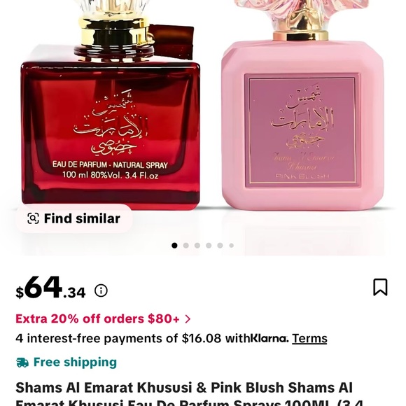 Elegant Women's Eau de Parfum Duo - Black and Pink - Picture 3 of 6